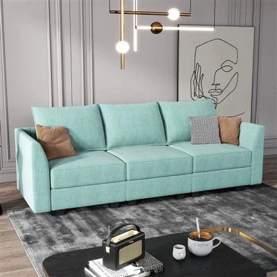 Sofa Bagian Kain 3 Tempat Duduk